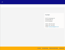 Tablet Screenshot of kundenportal.eswe.com